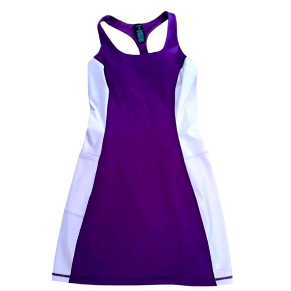 Sweaty Betty Dress Power Workout Colorblock Performance Deep Purple Size Small - Picture 7 of 11